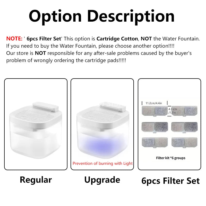 3L Cat Water Fountain – Silent, Filtering & USB
