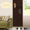 Tapis antigriffes autocollant marron foncé avec silhouettes de chat griffant
