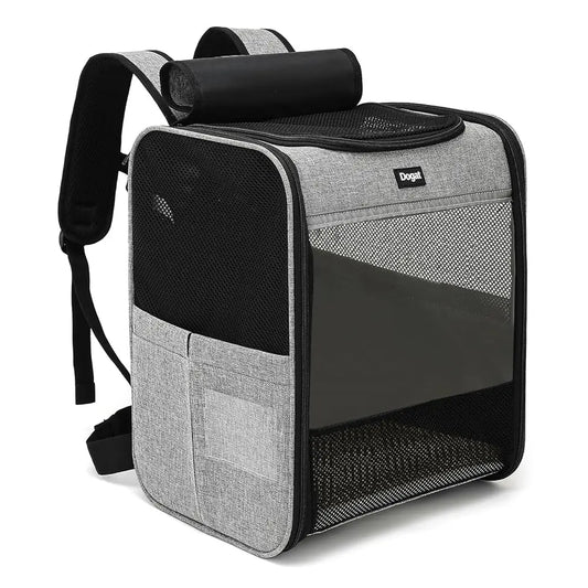 Sac à Dos de Transport Chat & Chien – Respirant, Pliable, jusqu'à 10 kg (34×27×40 cm)