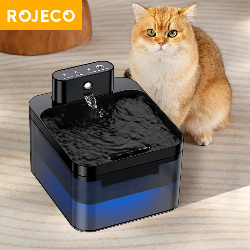 Fontaine à eau chat sans fil 2600mAh – Capteur infrarouge | Cat Luna