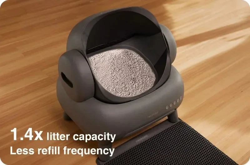 Litière Automatique Autonettoyante Neakasa M1 — Open-Top, Contrôle App, Ultra-Silencieuse