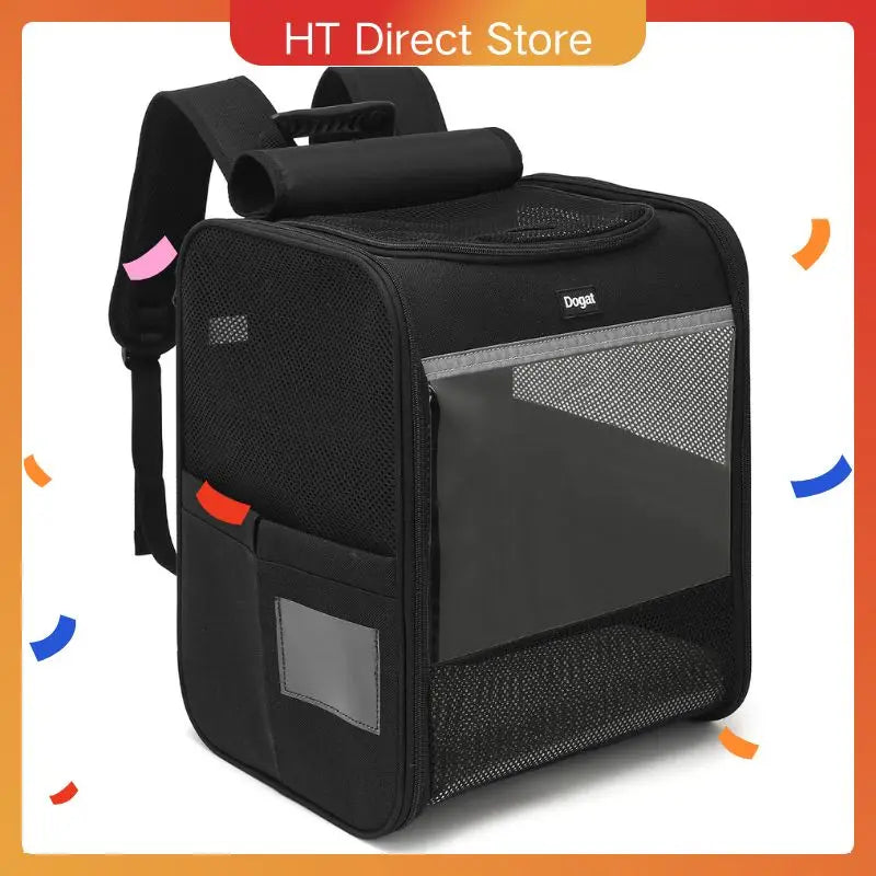 Sac à Dos de Transport Chat & Chien – Respirant, Pliable, jusqu'à 10 kg (34×27×40 cm)