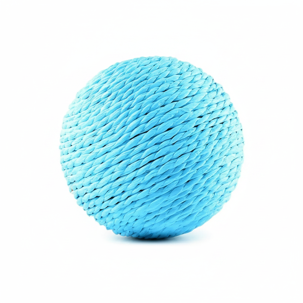 Balle en Sisal pour Chat – Griffoir Sonore Antigriffures 10cm