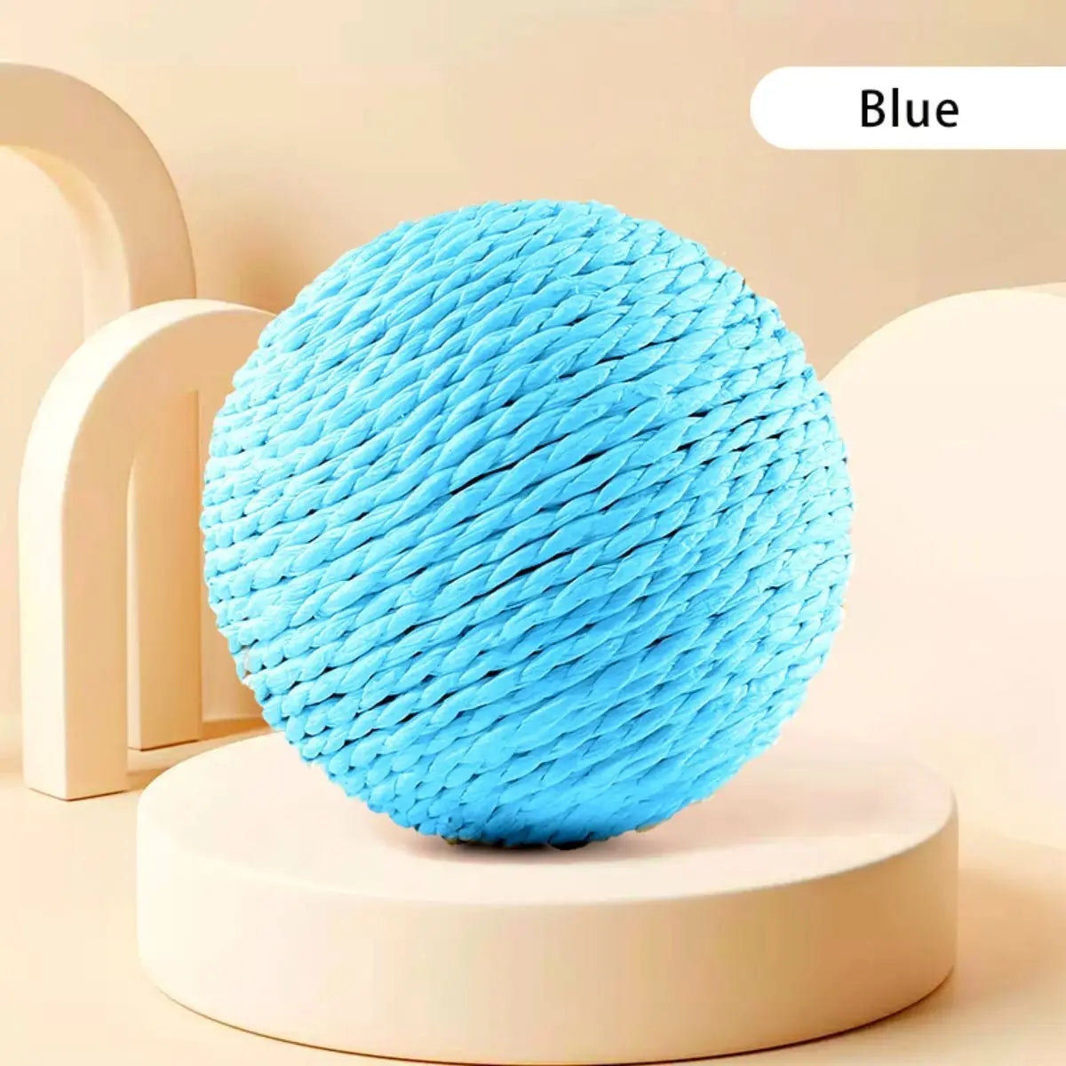 Balle en Sisal pour Chat – Griffoir Sonore Antigriffures 10cm