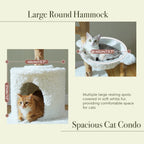 Multi-Level Cat Tree with Scratching Posts & Sleeping Areas