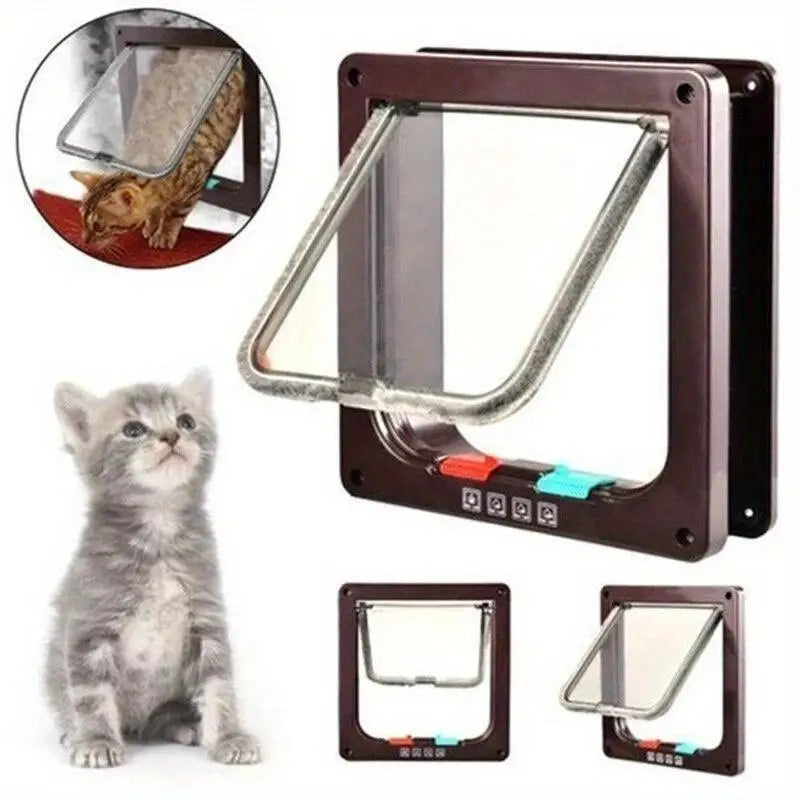 Two-way swinging pet flap – Cat and dog door S/M/L