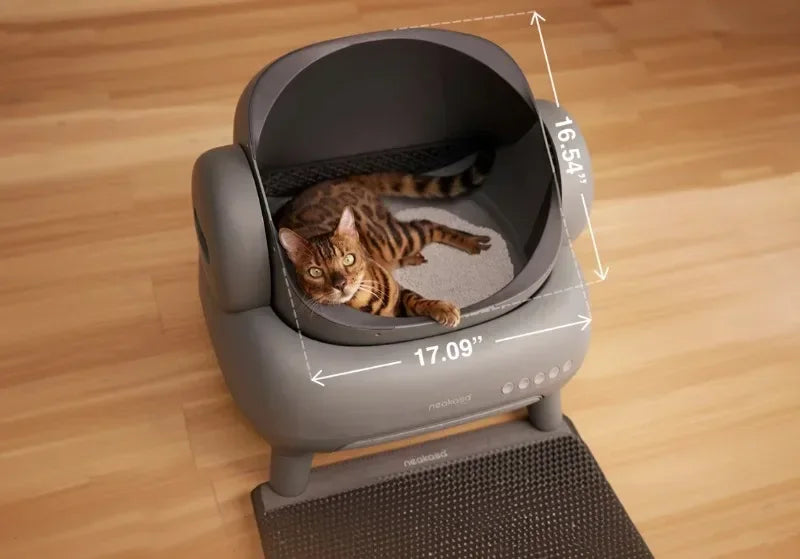Litière Automatique Autonettoyante Neakasa M1 — Open-Top, Contrôle App, Ultra-Silencieuse