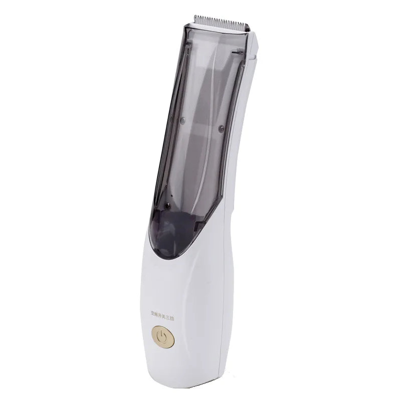 Tondeuse Aspirante pour Chien et Chat – 3 Vitesses, Rechargeable, Silencieuse