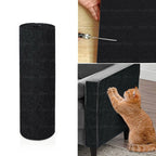Tapis griffoir adhésif en sisal noir, rouleau cylindrique pour protéger le canapé