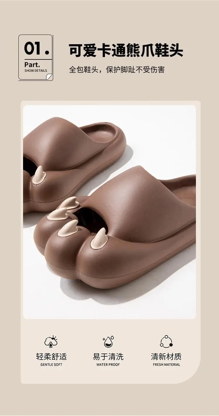Cat Paw Slippers – Women's Lightweight EVA Summer Sandals