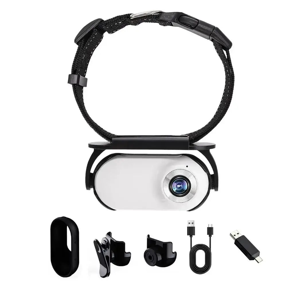 Mini-caméra de collier pour chat et chien – grand angle 120°