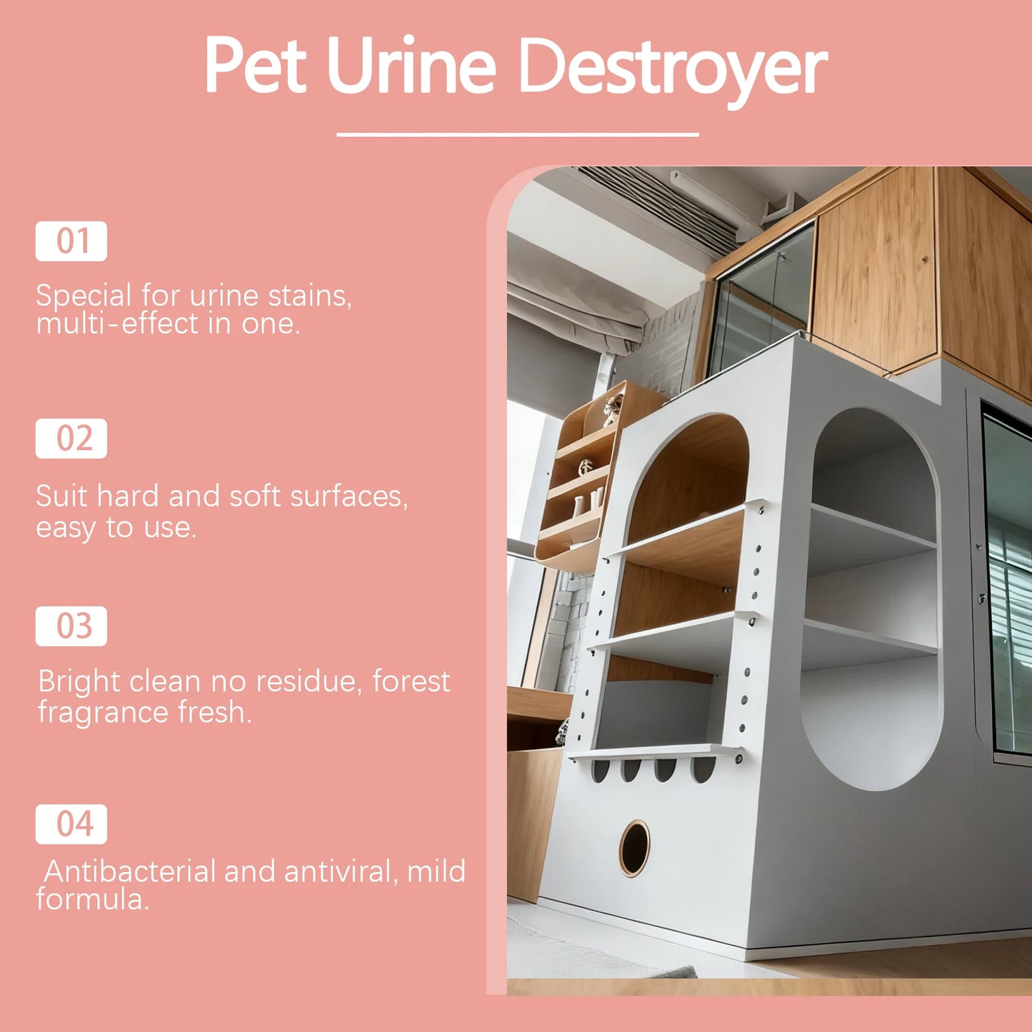 Spray Éliminateur d'Urine pour Chat et Chien – 120ml | EelJoy