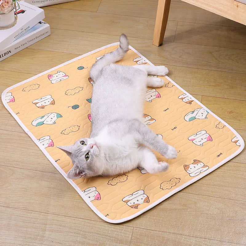 Coussin Rafraîchissant Été Ice Silk & Latex pour Chat & Chien – Antidérapant