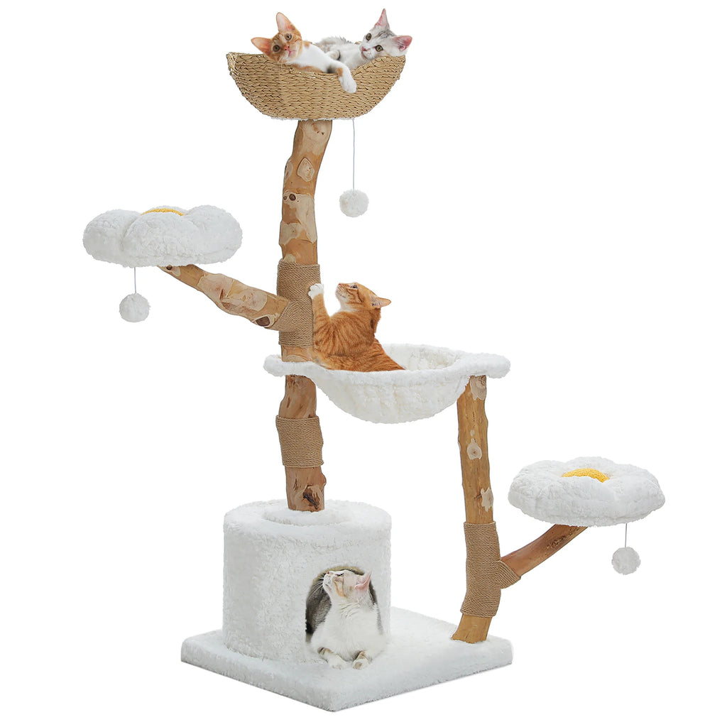 Multi-Level Cat Tree with Scratching Posts & Sleeping Areas