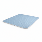 Tapis rafraîchissant bleu à motif losanges, rectangulaire