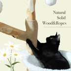 Multi-Level Cat Tree with Scratching Posts & Sleeping Areas