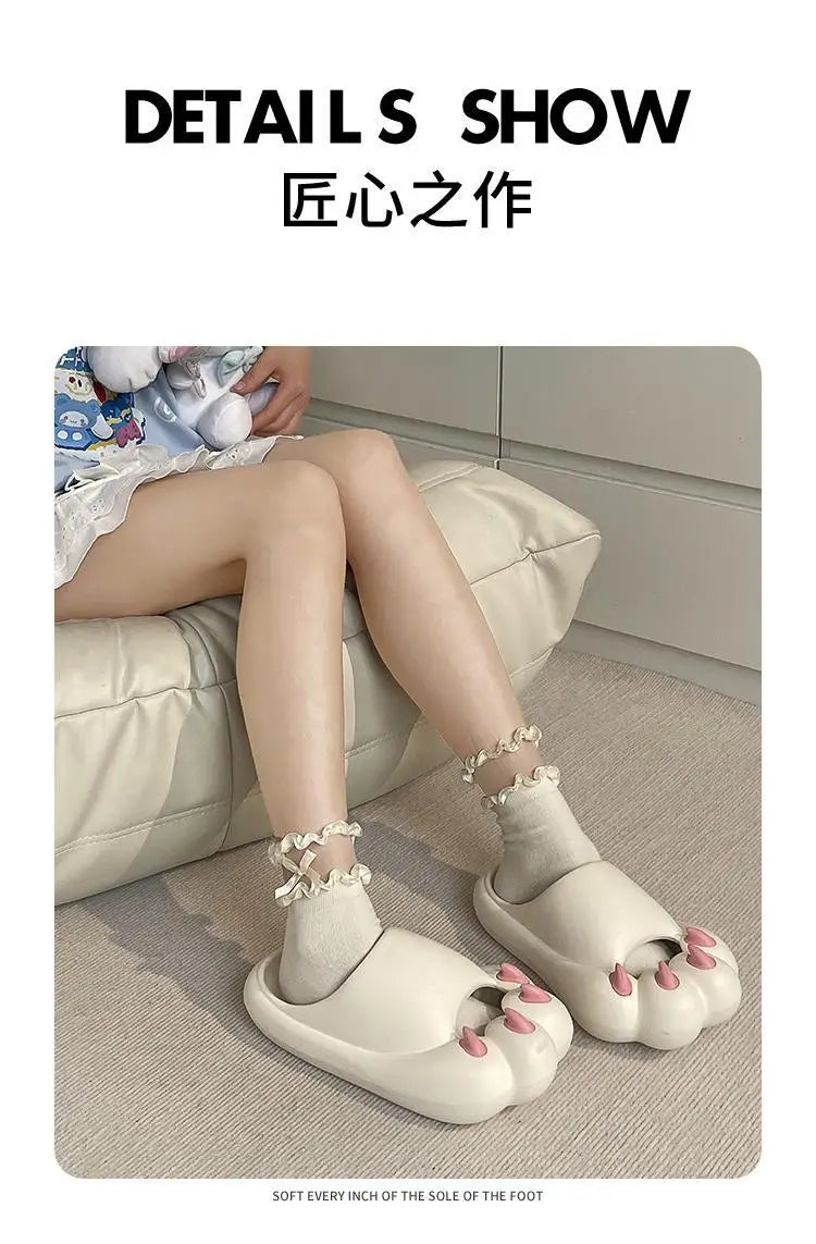 Cat Paw Slippers – Women's Lightweight EVA Summer Sandals