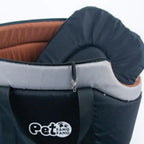 Sac de transport souple pour animaux, gros plan bord rembourré et logo PetFang
