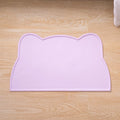 Tapis de repas silicone chat & chien - Bords relevés waterproof
