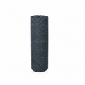 Tapis griffoir adhésif en sisal gris foncé, rouleau cylindrique.