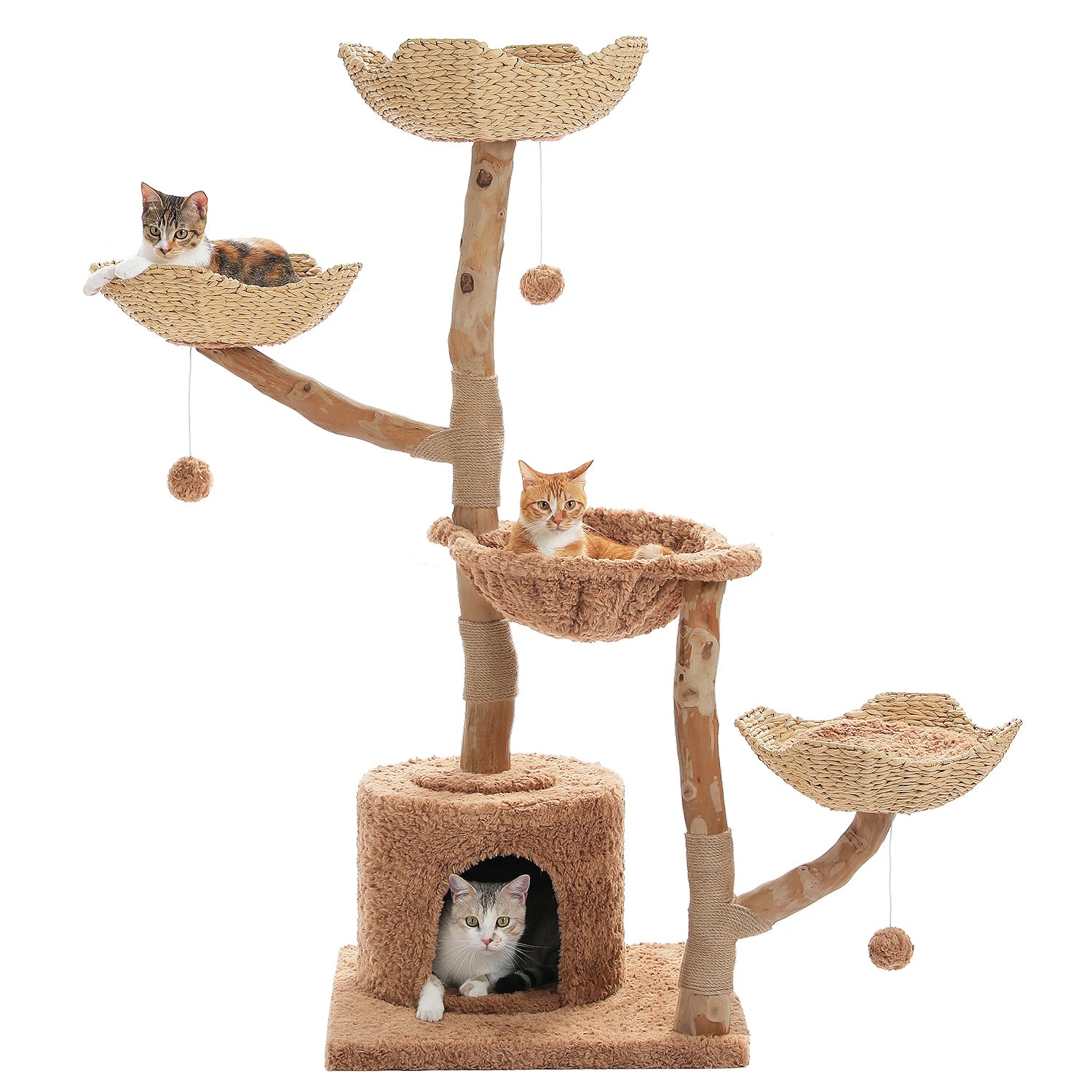 Multi-Level Cat Tree with Scratching Posts & Sleeping Areas