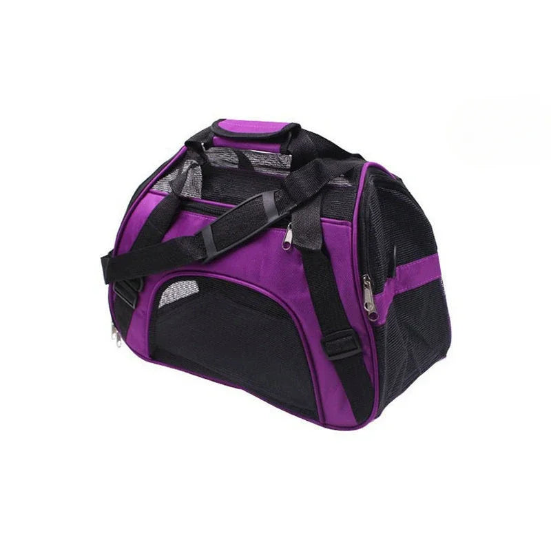 Sac de Transport Chat & Chien – Nylon Respirant Pliable S/M/L