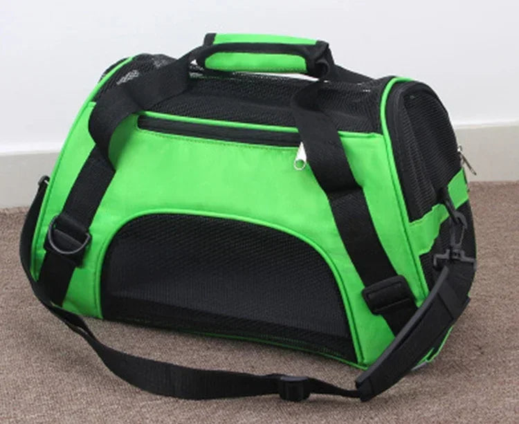 Sac de Transport Chat & Chien – Nylon Respirant Pliable S/M/L