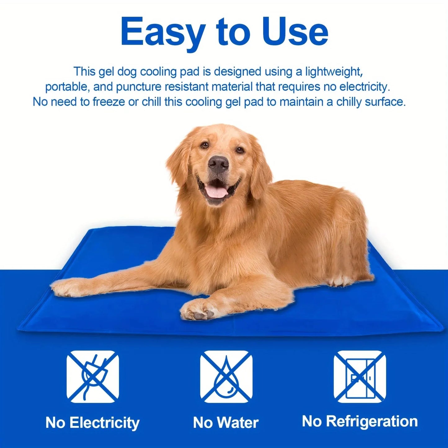 Tapis Rafraîchissant Gel pour Chat & Chien – Cooling Pad Été