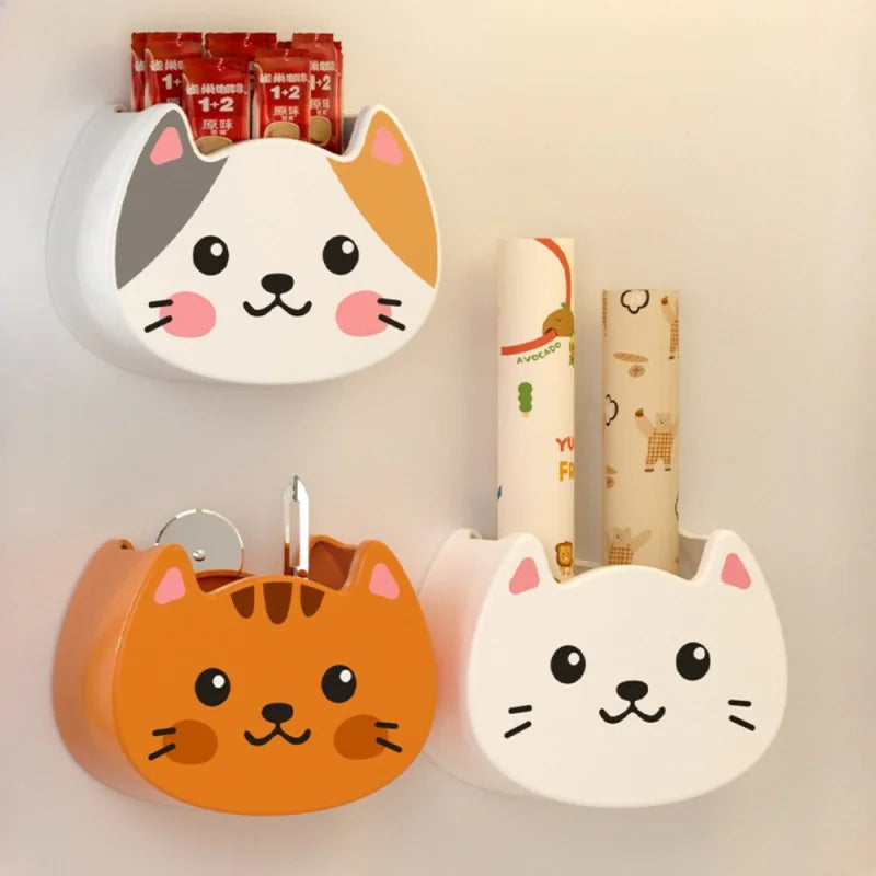 Kawaii Cat Magnetic Storage Box