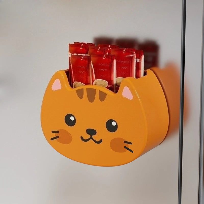 Kawaii Cat Magnetic Storage Box