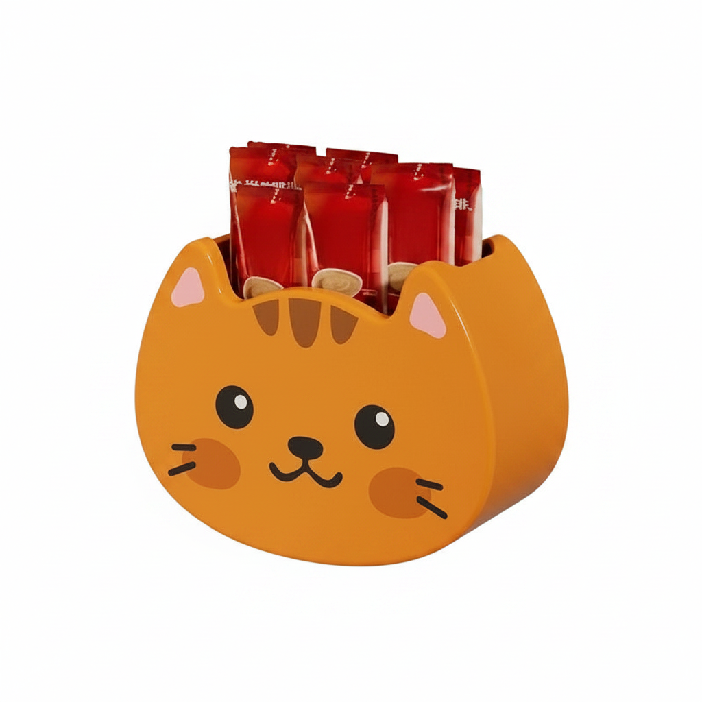 Boîte de Rangement Magnétique Chat