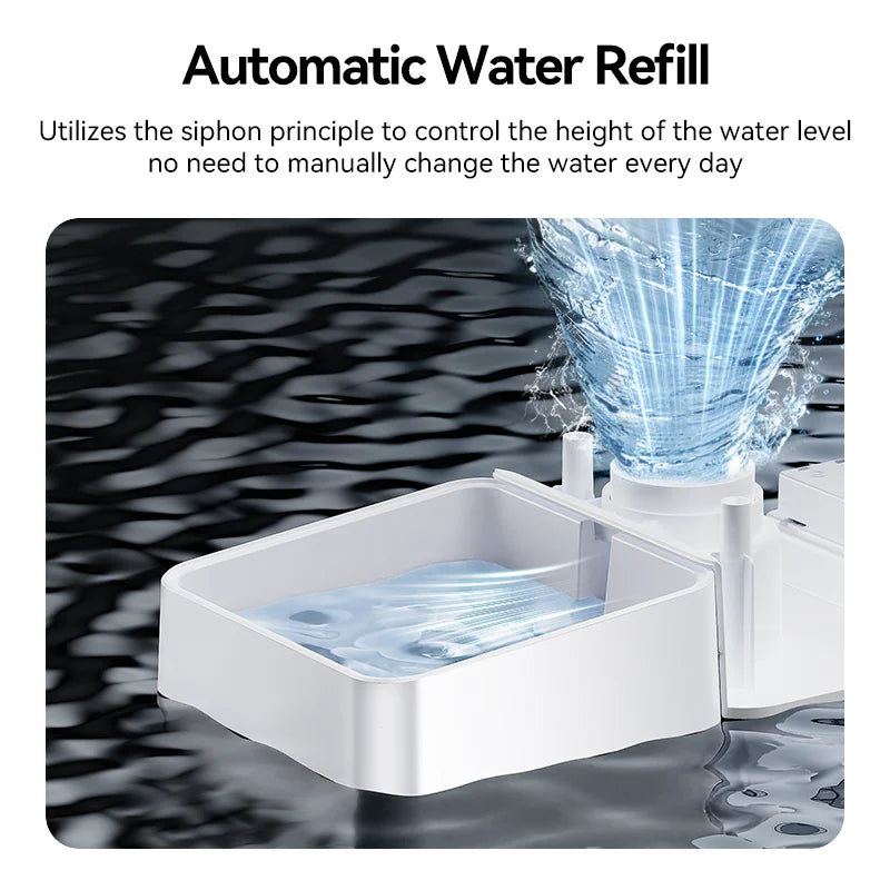 Distributeur automatique 2-en-1 WiFi 8,5 L – Eau et croquettes