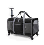 Sac de Transport Chariot XL pour Chat et Chien – Pliable, Roulettes Amovibles