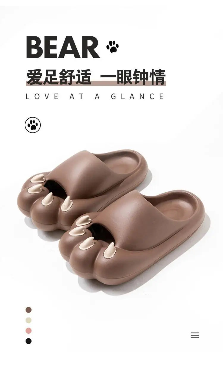 Cat Paw Slippers – Women's Lightweight EVA Summer Sandals