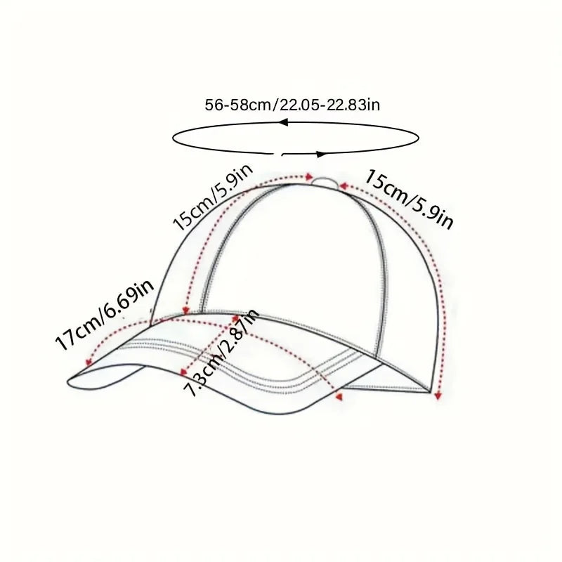 Casquette Baseball Motif Chat – Réglable Unisexe | 6 Coloris