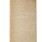 Corde en chanvre tressée pour griffoir d’arbre à chat, beige clair.