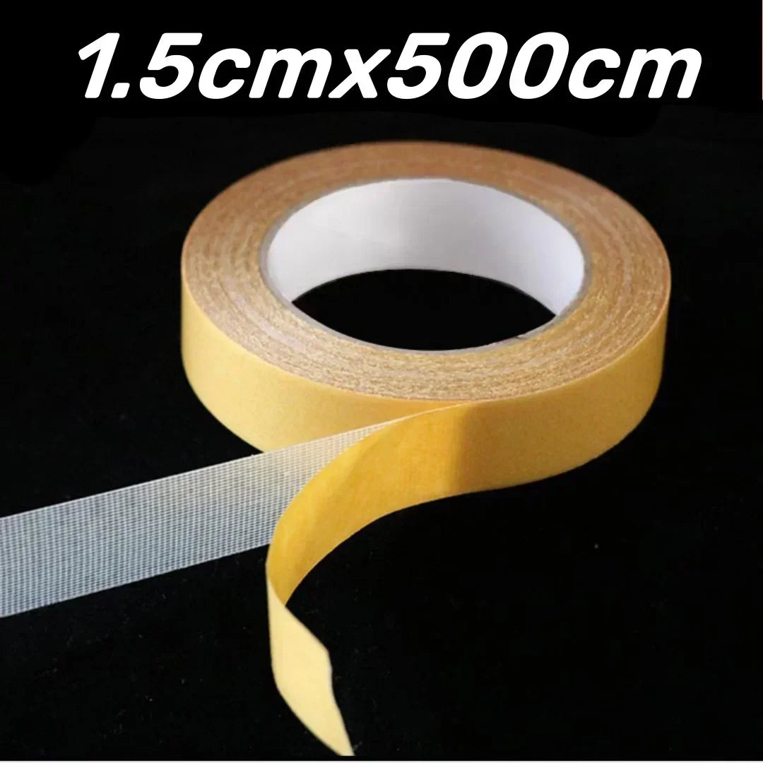 Bande adhésive double face en rouleau, 1,5 cm x 500 cm
