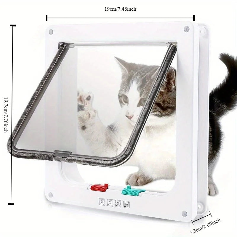 Two-way swinging pet flap – Cat and dog door S/M/L