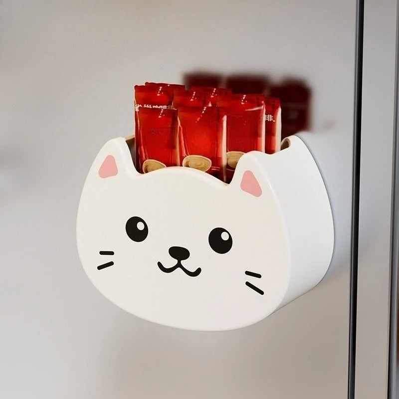 Kawaii Cat Magnetic Storage Box