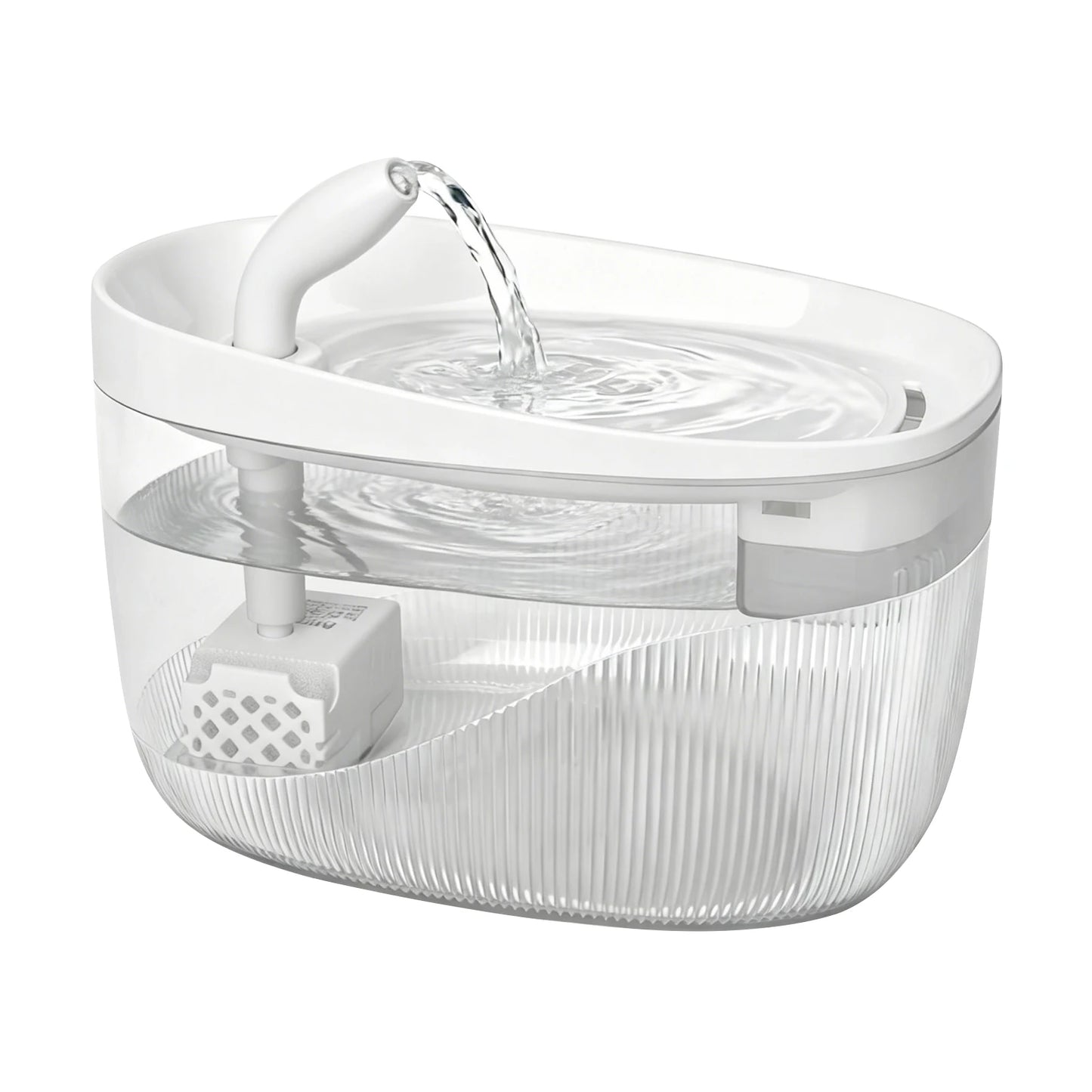 Fontaine à eau automatique pour chat — 2,2L, USB, multi-modes