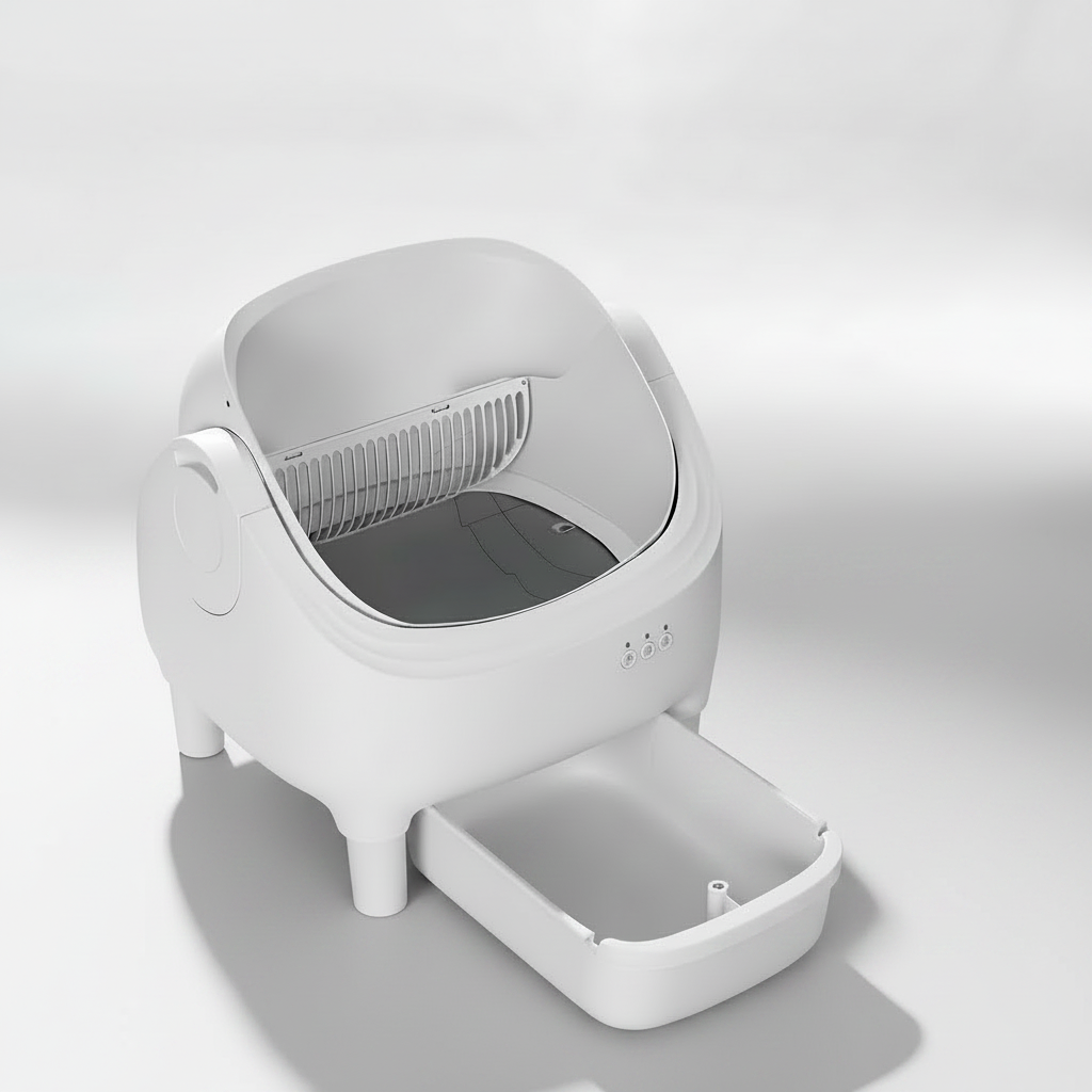 Litière Autonettoyante Connectée pour Chats 10,5L Wi‑Fi