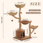 Multi-Level Cat Tree with Scratching Posts & Sleeping Areas