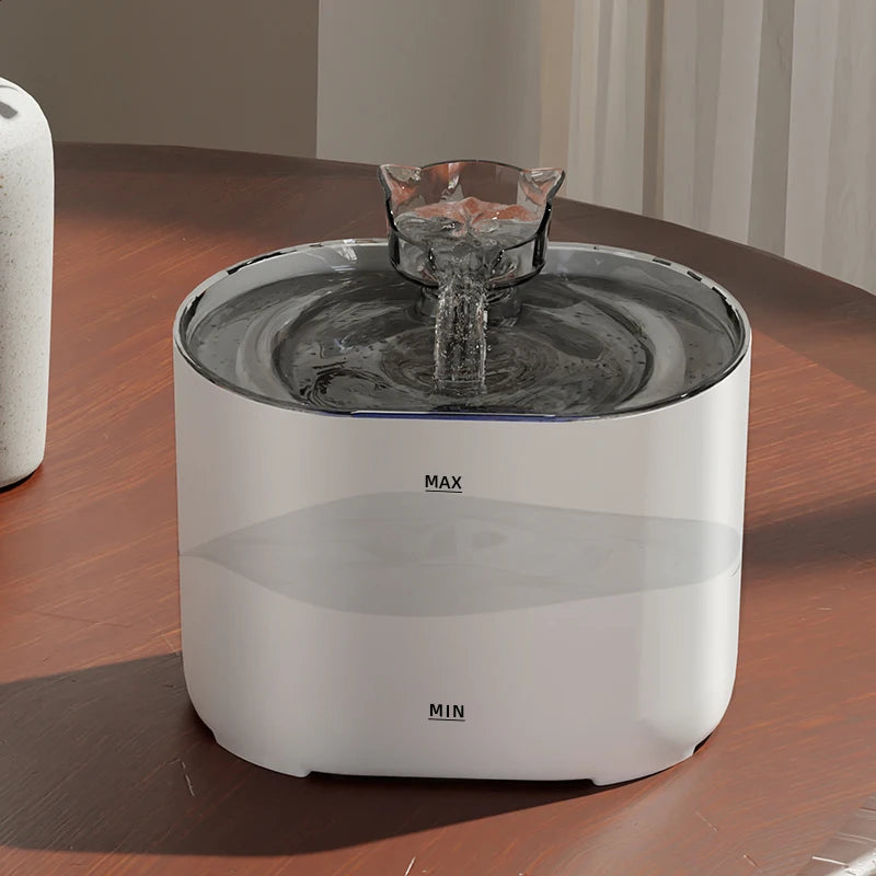Fontaine à Eau Automatique pour Chat & Chien – 2L, Ultra-Silencieuse, Sans BPA
