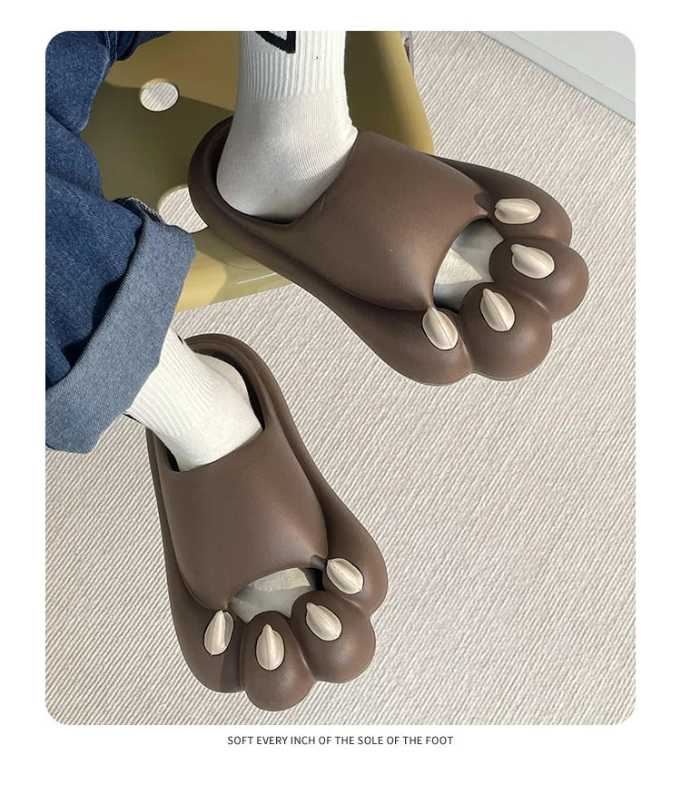 Cat Paw Slippers – Women's Lightweight EVA Summer Sandals
