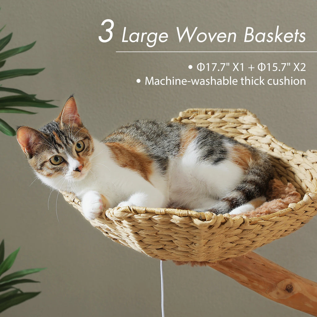 Multi-Level Cat Tree with Scratching Posts & Sleeping Areas