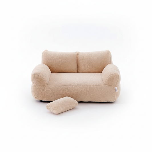 Lit de Luxe pour Chat - Fond Blanc